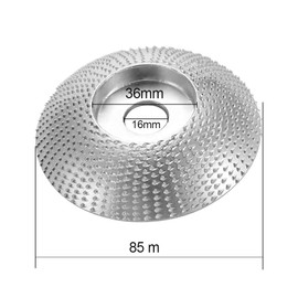 Wood Grinding Wheel,Sanding Wheel,Grinding Carving Tool,Abrasive Disc for Angle Grinder,Tungsten Carbide Wood Sanding Carving Tool (Silver)