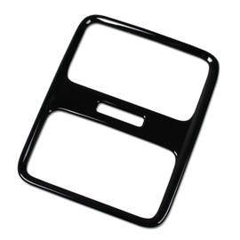 RUIQ Honda New Vezel RV Series Interior Rear Seat Air Conditioner Ring Garnish Vent Panel for Honda VEZEL (Piano Black)