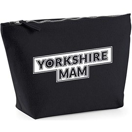Hippowarehouse Yorkshire mam printed make up cosmetic wash bag 18x19x9cm
