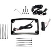 Custom Dynamics TF05-SS6-B Radius License Plate Frame - Gloss Black