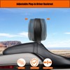 Motorcycle Rider Backrest with Detachable Plug In Backrest Mounting Kit