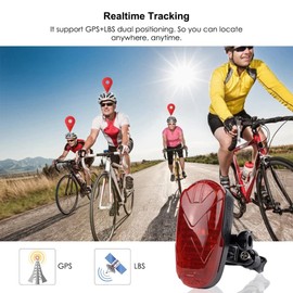 Winnes GPS Tracker for Bike Motorcycle 4G Global Coverage Free SIM Card Real-time Location Tracking Device with APP/Web,SOS Alarm,Moving Alarm, type-C Port, Mount Included