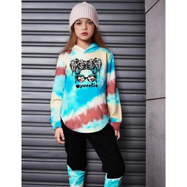 Auiopila Girls Clothes Tie Dte Sweetshirt Top and Legging Pants Girls Outfits Sets