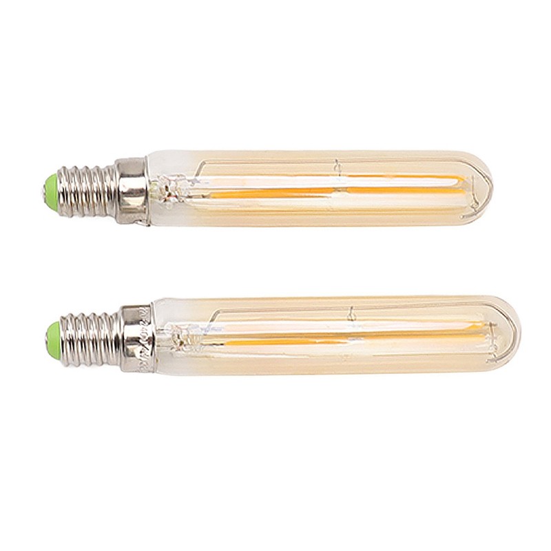 2Pcs LED Tube Bulb 4W E14 2300K Tubular Light Lamp