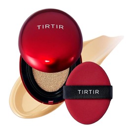 TIRTIR – Mask Fit Red Cushion 18 g – TONO 22W SHEER BEIGE – Base de maquillaje de alta cobertura cushion – larga duración hasta 72 h – acabado satinado – ligera y transpirable
