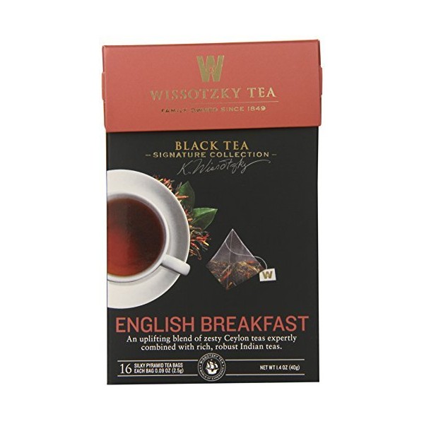 Wissotzky the Signature Collection Tea, English Breakfast, 16 Count (Pack of 6) by Wissotzky Tea