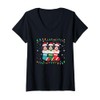 Womens Xmas Tree Lights Funny Havanese Dog in Christmas Socks