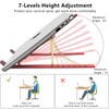 FOBELEC Laptop Stand, Computer Tablet Stand, Adjustable Aluminum Foldable Portable
