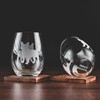 French Bulldog Wine Glasses (Set of 2) | Unique for