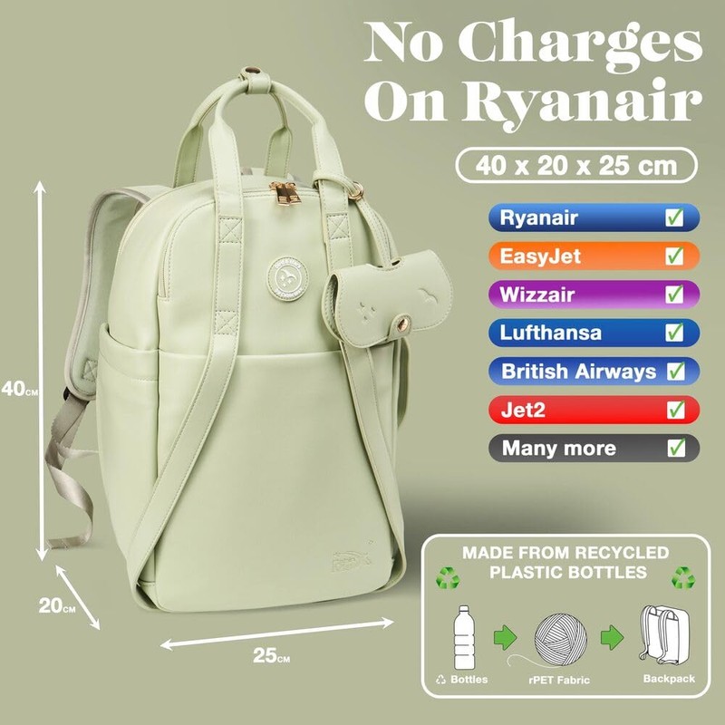 Bird & Stars 20L Backpack 40x20x25 cm Carry On Small