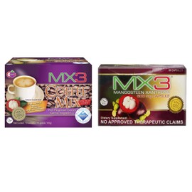 MX3 Mangosteen Xanthone Capsules & Coffee Mix Set