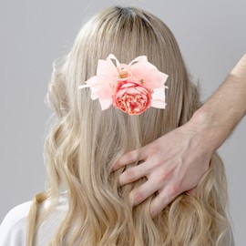 minkissy Flower Barrettes Flower Hair Barrettes Bohemian Hair Clip Decorative Hair Claw Clips Plastic Flower Bride Claw Flower Hair Styling Accessories for Women Girls Supplies