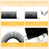 ABONNIE Classic Lash Extensions, Premium Cashmere Individual Lash Extensions, 0.03