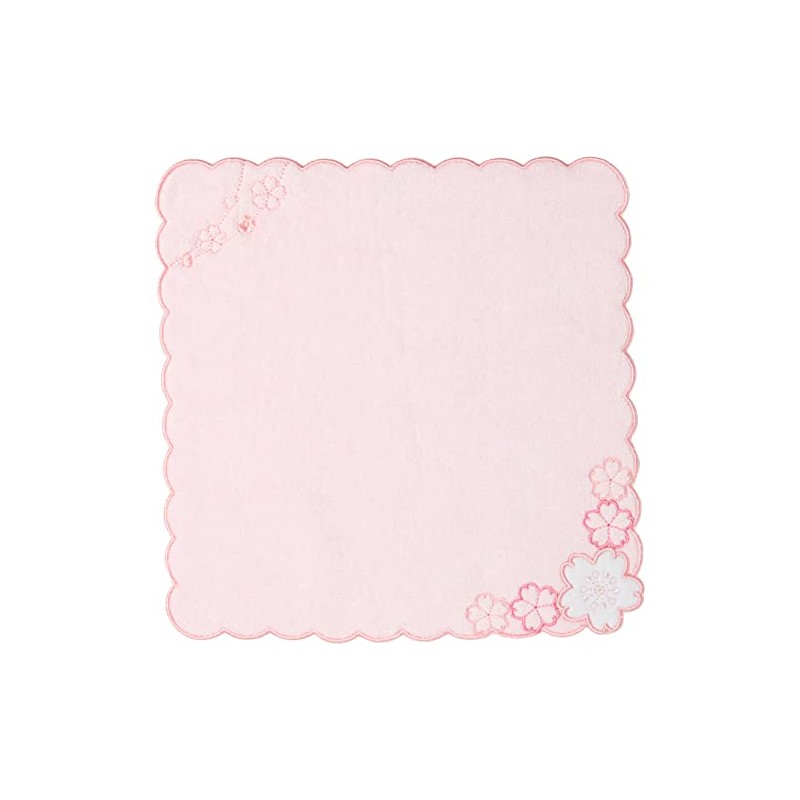 Maruzen Mini Towel, Fluffy Cherry Blossom Pink, 9.8 x 9.8