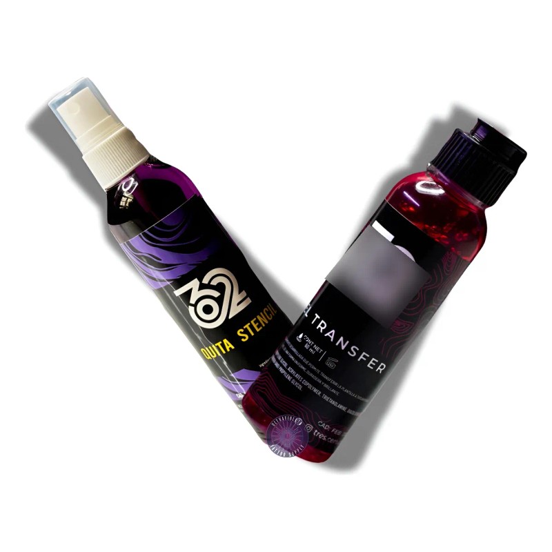 Set Pro 302 Stencil Transfer Gel 125ml + Quita Stencil