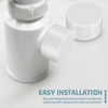 jojofuny2.5 Inch PVC Pipe End Cap Plug PVC Cap, 4pcs