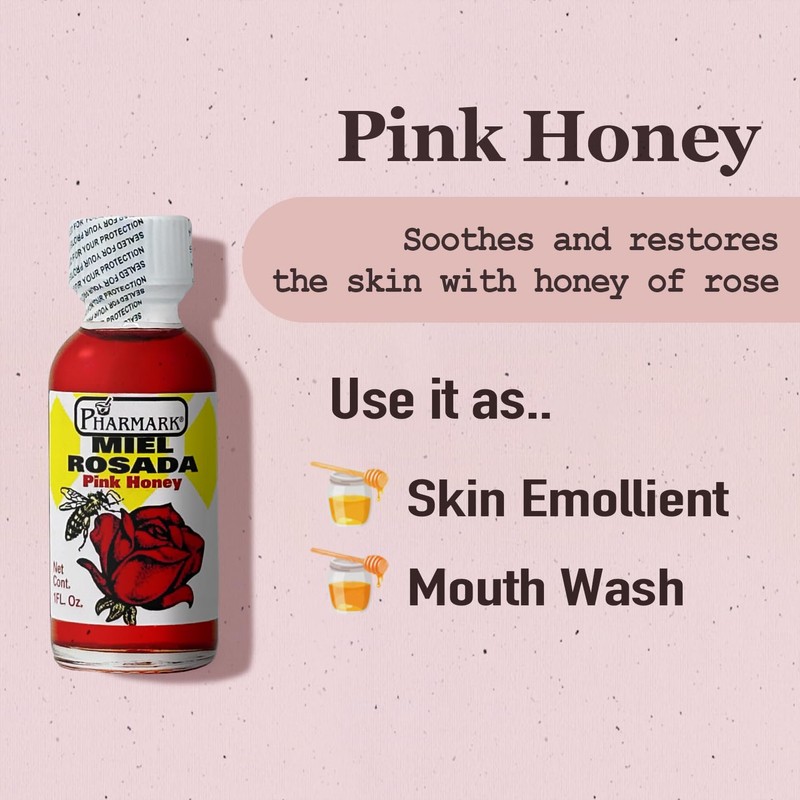 Pharmark Miel Rosada 1 Oz. Pink Honey by Pharmark
