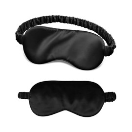 TPZORJX Pack of 2 Silk Sleeping Mask Women, Soft Silk Sleeping Mask, Eye Mask with Adjustable Strap, Sleep Mask, Light Blocking Sleeping Mask for Break Travel, Blocks Light