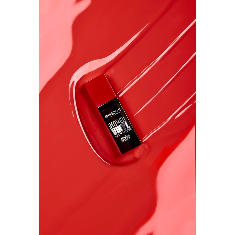Deborah Milano Super Vinyl Liquid Lipstick No.3 Cherry Pink Intense