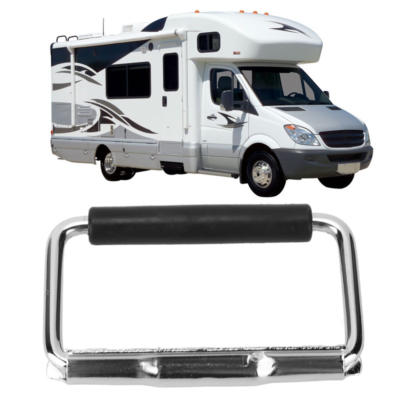RV Door Handle Stainless Steel Fold Away Grab Handle RV