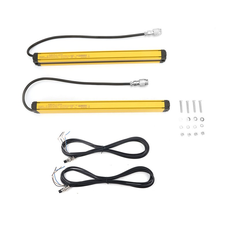 Light Curtain Sensor Switch Safety Light Grating Security Device(6 Beams