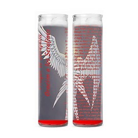 Seraphim The Fiery Ones Prayer Candles Set of Two 2 or Four 4 Trisagion Prayer Card in English and Spanish Serafines velas de oración 4 con tarjeta de oración Trisagion en inglés y español (Two - 2)