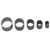 5PCS Leather Die Cutter Egg Shape Oval 20‑60mm Punching Die
