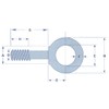 Wood Screw Eye Bolt Stainless Steel 10MM (80MM Shank Eyebolt