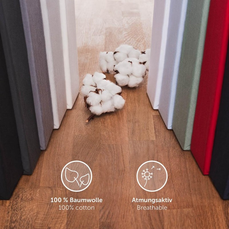 Blumtal Basics Jersey Fitted Sheet, 180 x 200 cm, Box