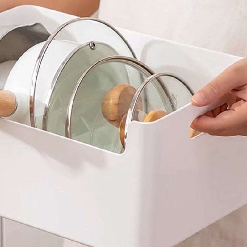 Kitchen Cabinet Storage Box Multipurpose Large Capacity Space Saving Stylish