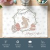 Easter Bunny Decorative Placemats, Set of 4, 18x14 inches, Happy
