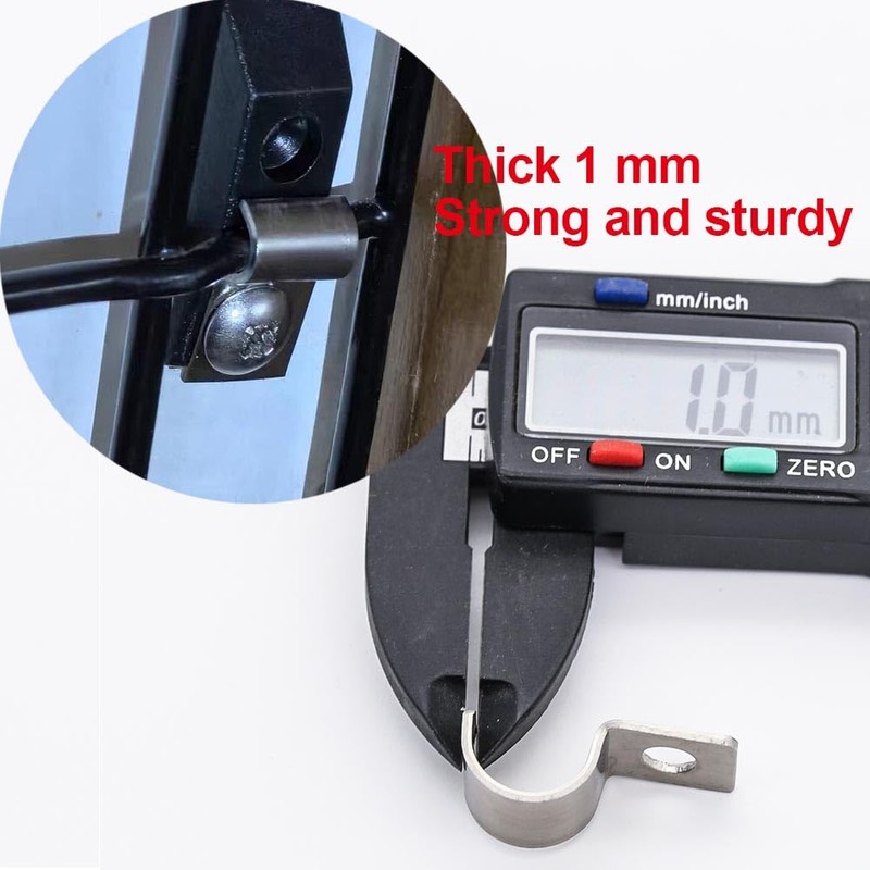 MgcTolBox Steel Pipe Strap Ø 4 mm, Mater Cable Holder