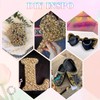 13500 Pcs Flatback Nail Pearls Gold Pearl Charms for Bedazzling