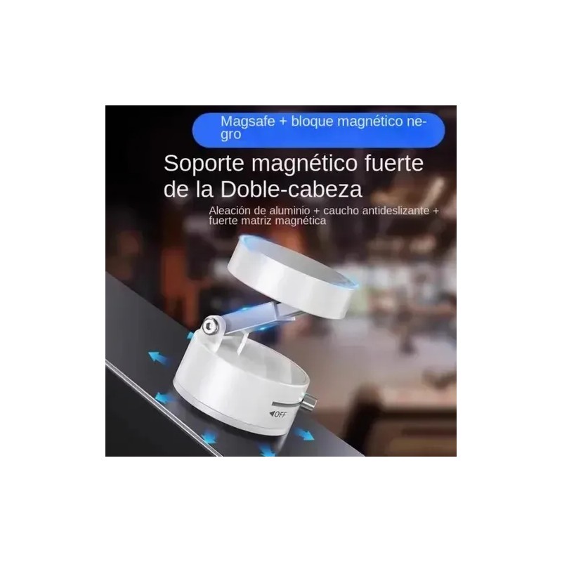 Soporte Magnetico Celular De Ventosa Para Teléfono Base Auto