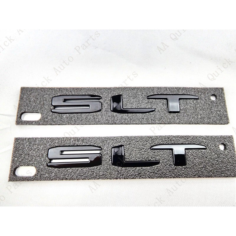 GMC 5PC Gloss Black Door Rear Tailgate Terrain SLT Letter