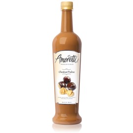 Amoretti Premium Syrup, Chestnut Praline, 25.4 Ounce (Pack of 12)