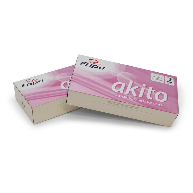 Fripa 6011107 Cosmetic Tcher Akito, 2 Ply, Bright White