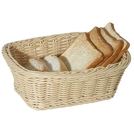 Contacto Rattan Basket Rectangular 23 cm