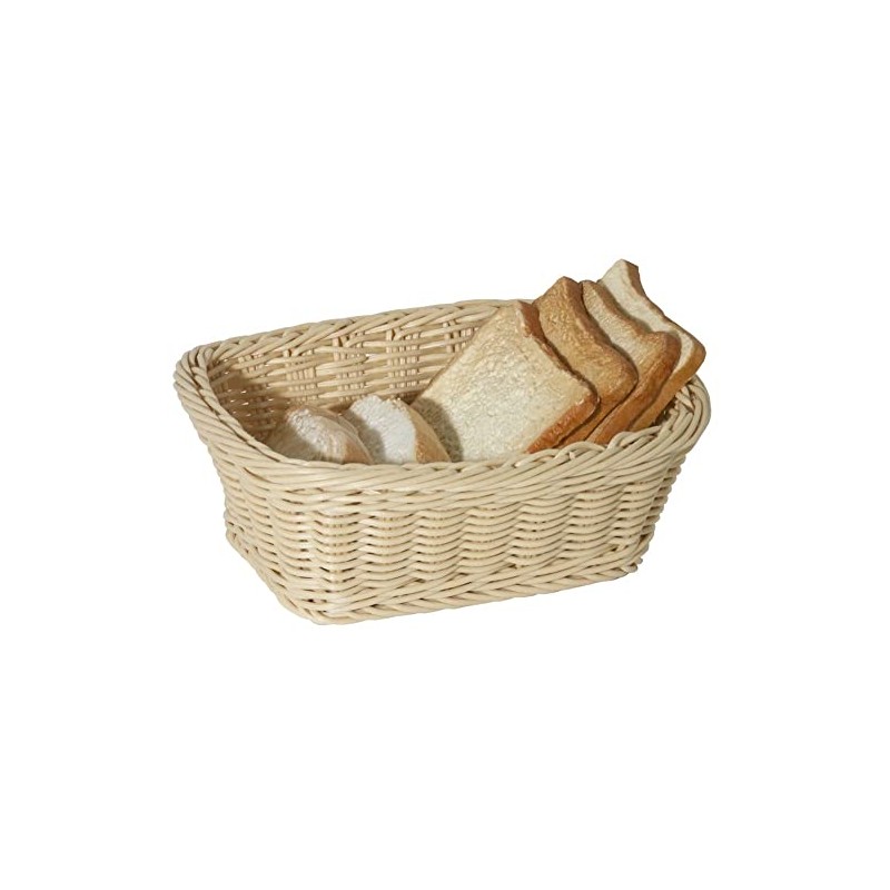 Contacto Rattan Basket Rectangular 23 cm