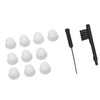 Silicone Hearing Amplifier Dome Earplug Set Professional Hearing Amplifier Cleaning