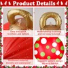 Jetec 4 Pcs 32 Inch Giant Inflatable Christmas Ball Large