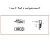 4 Digit Mechanical Dial Combination Lock Password Safety Drawer Shoe