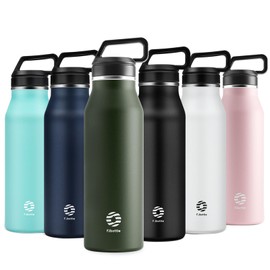 FJbottle 1.2 L Water Bottle, Vacuum Insulated, Cold Insulated, Stainless Steel Bottle, Direct Drinking, Simple, Stylish, Lightweight, Thermos, Work Work, Trekking, Club Activities, Outdoor Work, Golf