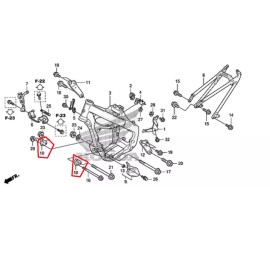 HONDA NEW GENUINE OEM HONDA FRONT ENGINE HANGER BRACKET MOTOR MOUNT CRF450R 2009-2016
