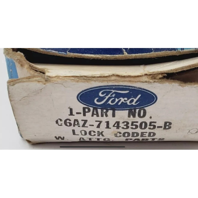 Ford TRUNK LOCK, FORD FALCON 1966-67-68-69-1970/FALCON-COMET SW 1966-70 W/LOGO KEYS
