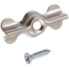 Slide-Co 181874 Double Wing Flush Clips, Zinc Plated