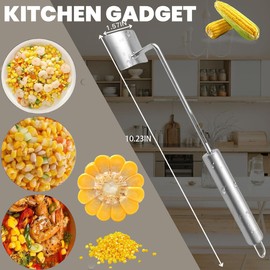 2Pcs New Corn Peeler Corn Planer for Cob Corn Kernel Splitter Stainless Steel Magic Corn Remover Tool Utensil Corn Scraper
