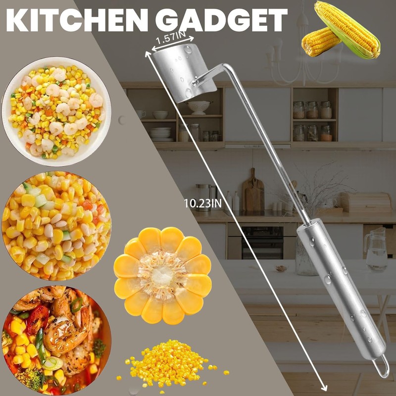 2Pcs New Corn Peeler Corn Planer for Cob Corn Kernel