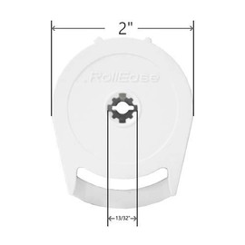 RollEase R8 Roller Shade Clutch for 1.25" Tube (R8C03W) (White)