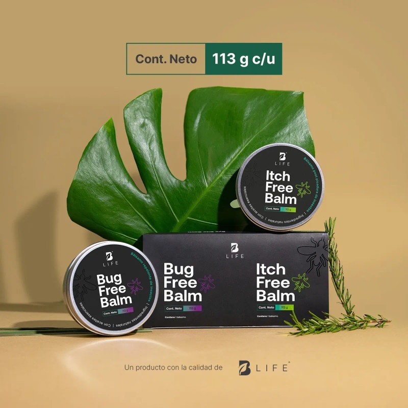 Kit Repelente Y Balsamo Para Picaduras Ingr Naturales B Life